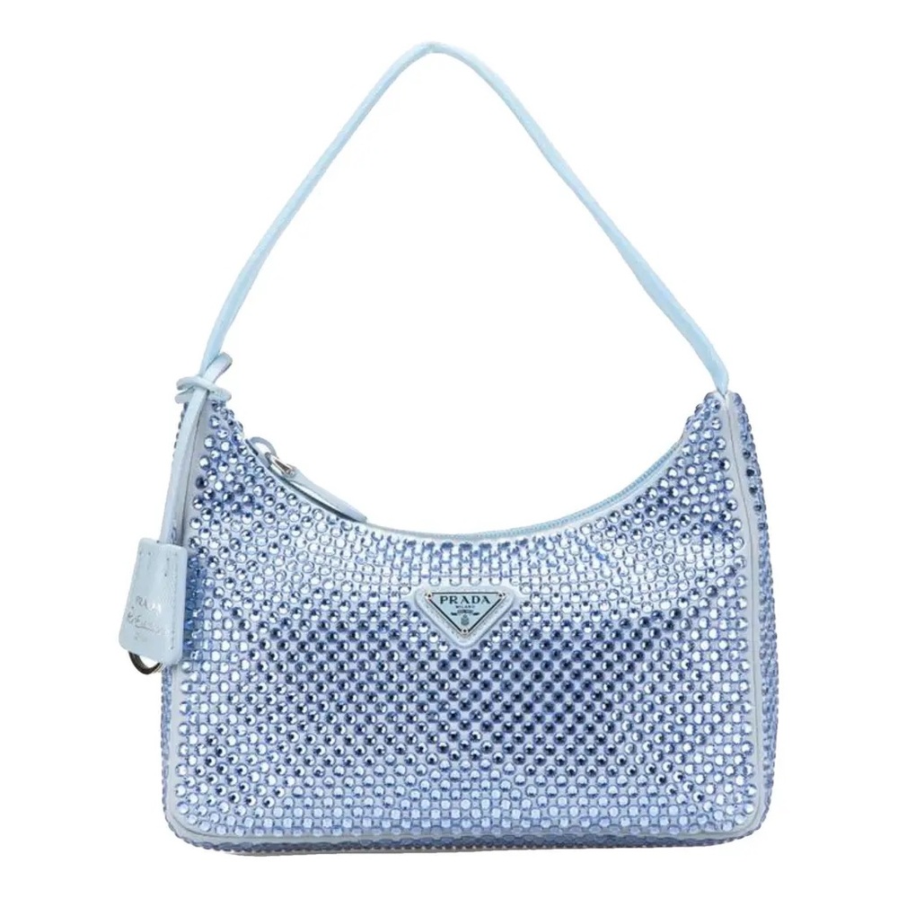 Prada Re-Edition mini Satin mini-bag with crystals